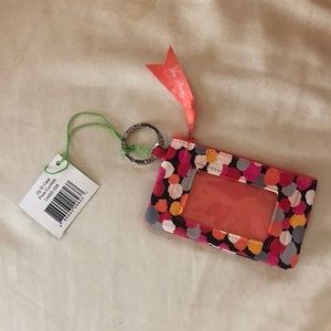 Vera Bradley pixie confetti zip ID case